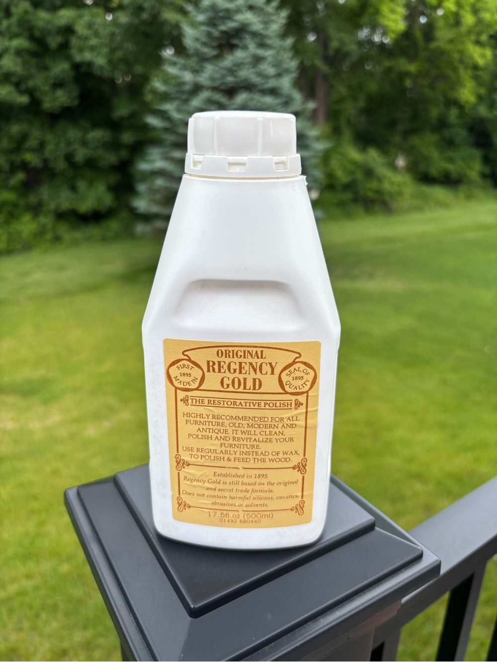 Regency Gold Polish Liquid 17.5 fl. oz For Interior Wood Cleaning Rare